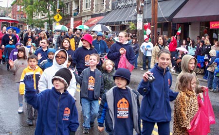 Kids march in Columbus Day Parade Cleveland