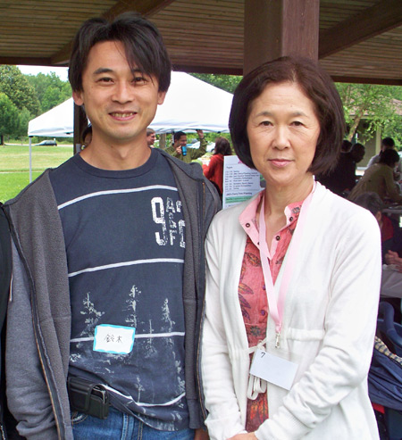 Director and principle of the Japanese Language School of Cleveland - Takayuki Suzuki and Yoshiko Saito