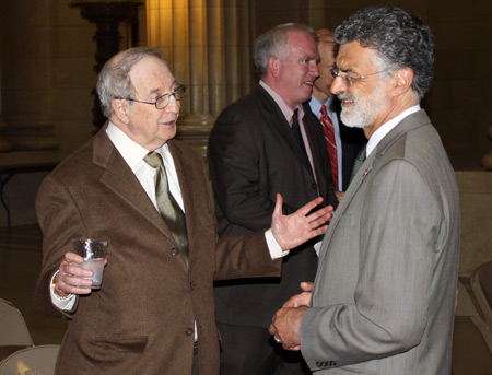 Albert Ratner and Mayor Frank Jackson