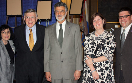 SJerry and Sharon Schmelzer, Mayor Jackson, Judi Feniger and Joe Cimperman