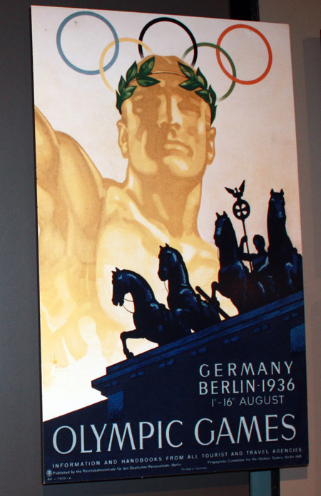 Poster from 1936 Berlin Olympics