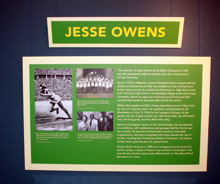 Jesse Owens display
