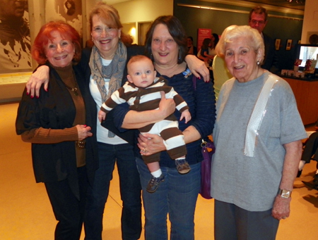 Geri Nayer, Renee Lieberman, Candace Anker, Charlie Wexler (the baby), Roz Kaufman