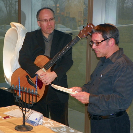 Rabbi Shawn Zevit and Mark Davidson