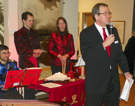 David Schafer introducing Cleveland Chinese Music Ensemble