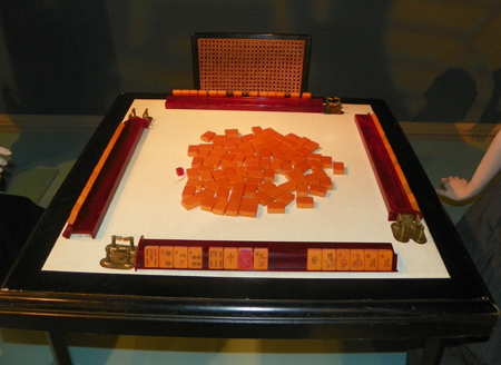 Mahjong exibit at Maltz Museum