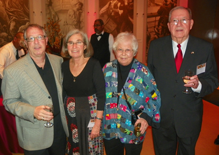 Larry and Amy Nadler with Gloria and Irv Fine