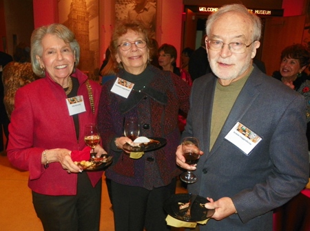 Ellie Schwarz with Charlotte and Armin Guugenheim 