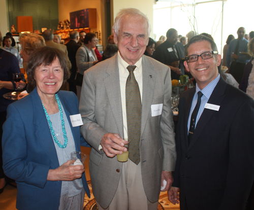 Barbara and Gene Bak with Mark Davidson