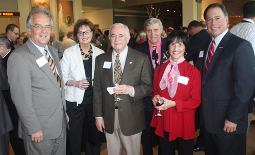 Andrew Roth, ..., Alan Schonberg, ..., Joan Gelli and Beachwood Mayor Merle S. Gorden