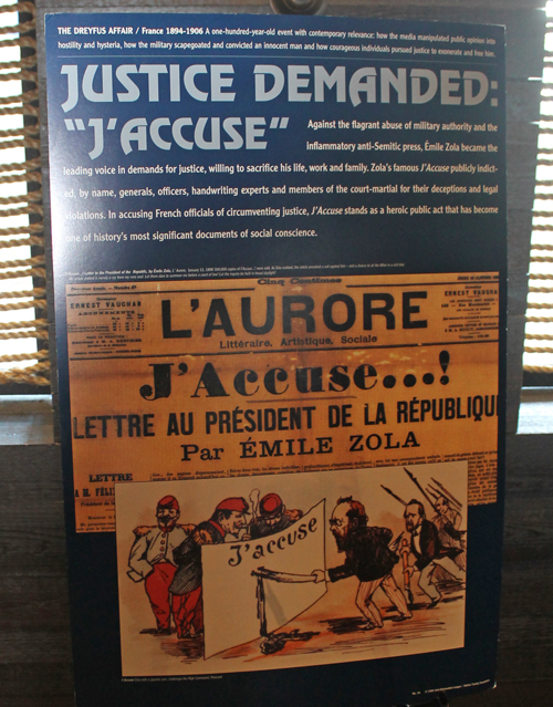 Justice denied poster - J'accuse