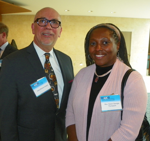 Juan Molina Crespo and Rev. Karen Georgia Thompson