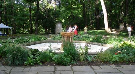 Fountain of Wisdom at Jewish Hebrew Cultural Garden in Cleveland Ohio (photos by Dan Hanson)