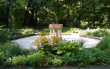 Fountain of Wisdom at Jewish Hebrew Cultural Garden in Cleveland Ohio (photos by Dan Hanson)