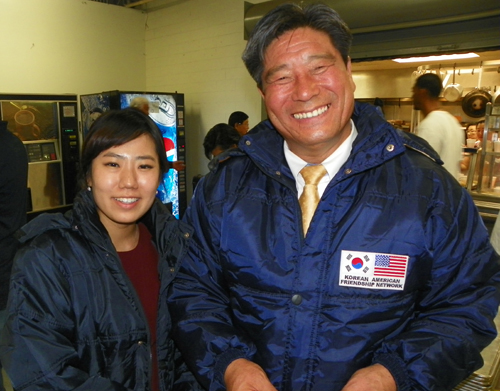 Se-Mi Kim and Chairman Song Pil-Gak