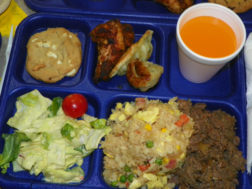 Meal served by Korean Association in Cleveland