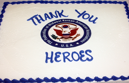 Cake for Korean War veterans