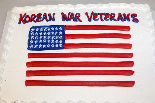 Cake for Korean War veterans