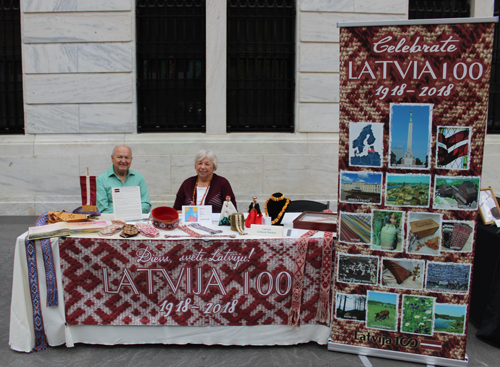 Latvia Table at Art Museum