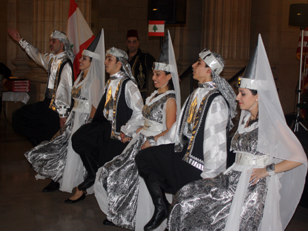 Ajyal Lebanese Dancers at Cleveland City Hall