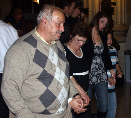 Dancing at at Lebanon Day celebration at Cleveland City Hall