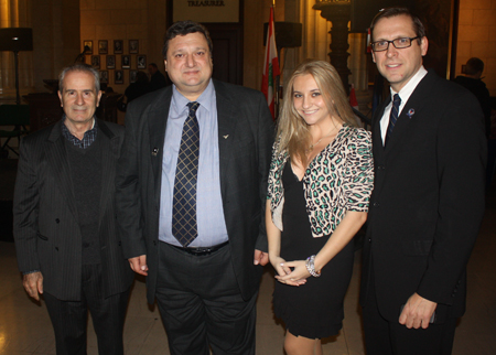 Tony Abdelkarim, Pierre Bejjani, Tammore Gemayel and  Brian  Cummins