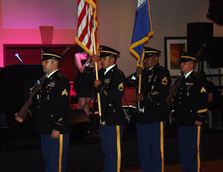 Color Guard at Lebanese Heritage Ball in Cleveland