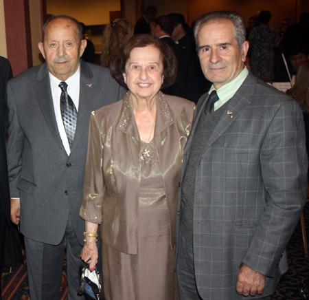 Former Mayor of Seven Hills Dick Ganim with wife Betty Ganim and Tony A. Karim