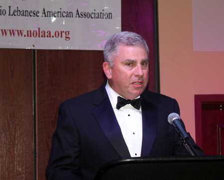 US Army General John P. Abizaid speaks at Lebanese Heritage Ball in Cleveland