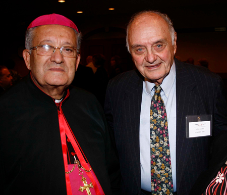 Archbishop Youssef and Judge Joseph Nahra 