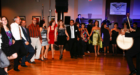 Dancing to Tony Kiwan band at Cleveland Lebanese Heritage Ball