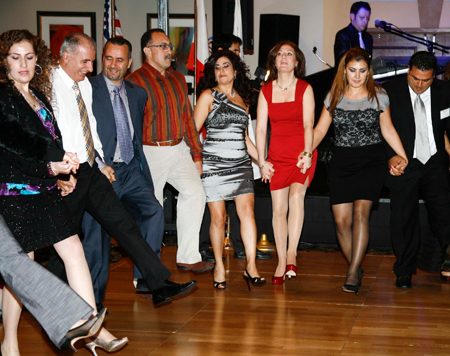 Dancing to Tony Kiwan band at Cleveland Lebanese Heritage Ball