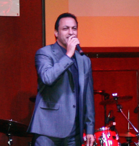 Tony Kiwan singing in Cleveland Ohio at Lebanese Heritage Ball