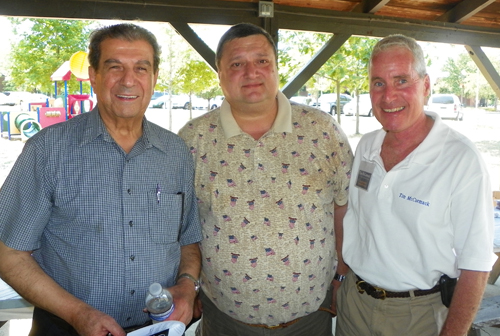 Abby Mina, Pierre Bejjani and Tim McCormack