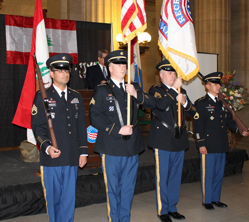 Presentation of Colors by the US Army