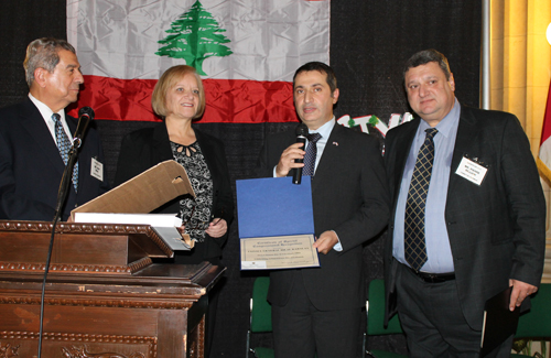 Abby Mina, Malak Jadallah, Consul Kabalan and Pierre Bejjani