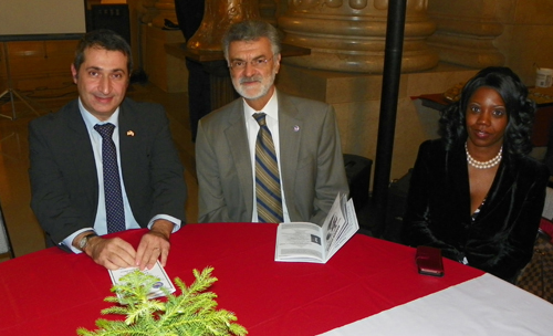 Consul Bilal Kabalan, Mayor Frank Jackson and Chief Valarie McCall