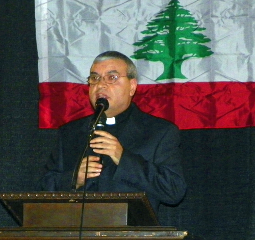 Father Peter Karam of St Maron Church