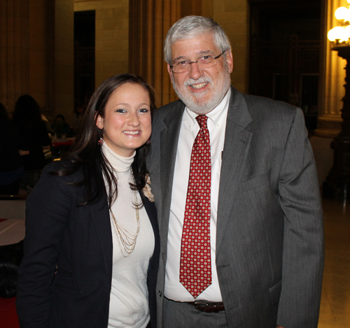 Nicole Kostura (Governor Kasich office) and Judge Robert McClelland