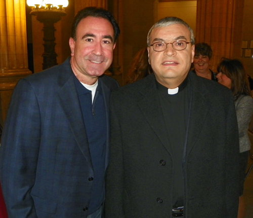 Rick Saad and Fr. Peter Karam