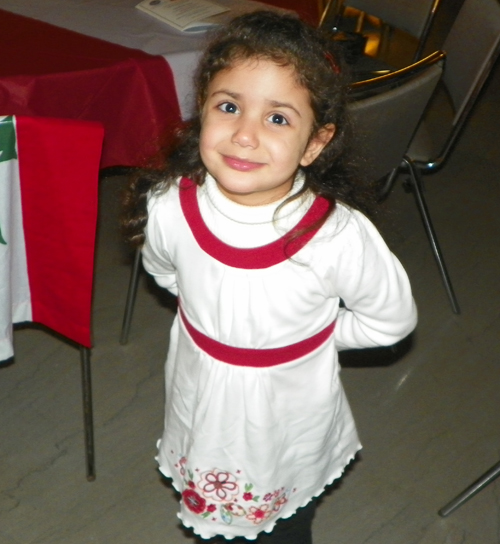 Young Lebanese American girl Yasmeen