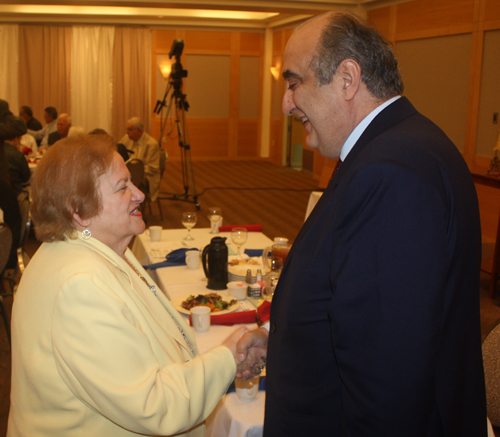 Mary Rose Oakar and and Minister Fady Abboud