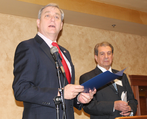 Ohio Auditor Dave Yost and Abby Mina