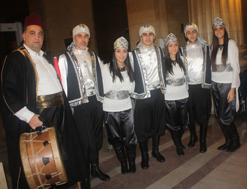 The Ajyal Dabke Dancers performed at the 2014 celebration of Lebanon Day in Cleveland 