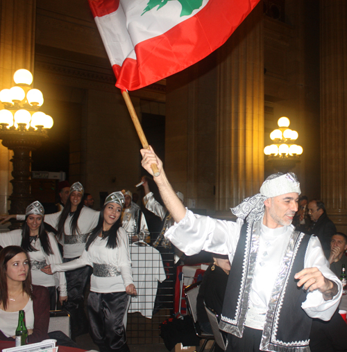 The Ajyal Dabke Dancers performed at the 2014 celebration of Lebanon Day in Cleveland 