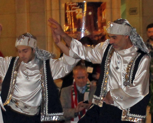 The Ajyal Dabke Dancers performed at the 2014 celebration of Lebanon Day in Cleveland 