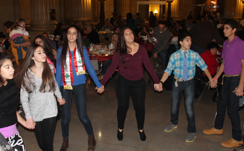 Lebanmese American teens dancing