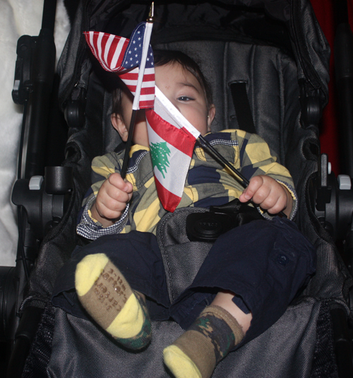 Lebanese American baby
