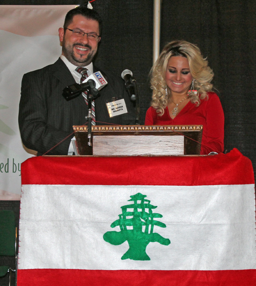 MCs George Shamatta and Rasha Alameh