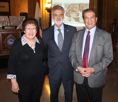 Mrs and Abby Mina with Mayor Frank Jackson